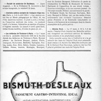 1114 - Page VII-949 - Dernières nouvelles. Académie de médecine / Faculté de médecine de Bordeaux / Journées médico-sociales de l’enfance d’âge scolaire / Les médecins de Toulouse à Paris / Hôpital Foch