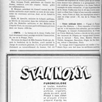 1115 - Page 950-VIII - Dernières nouvelles. Hôpital Foch / UMFIA / Union médicale latine