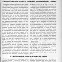 1122 - Page XV-957 - Propos du jour. Les médecins et les étudiants étrangers en France. La nécessité urgente de rehausser le prestige de la Médecine Française à l’Étranger / L’exemple d’autres Pays et de la Pologne par exemple [J. Noir]