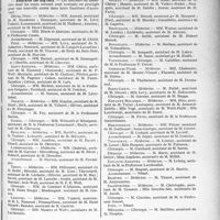 1160 - Page 996 - Partie professionnelle. Hôpitaux de l’assistance publique de Paris. Enseignement, concours, avis divers