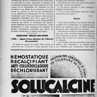 1173 - Page 1008-LXII - Correspondance. Assurances sociales. Responsabilité de l’employeur qui n’a pas versé les cotisations / Questions médico-militaires. Appel d’une décision du Tribunal des pensions