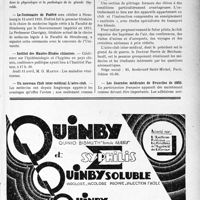 1182 - Page VII-1013 - Dernières nouvelles. Faculté de médecine de Paris / Le Centenaire de Fodéré / Institut des Hautes-Études chinoises / Un nouveau Club inter-médical : L’aéro-club / Les Journées médicales de Bruxelles de 1935