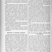 1205 - Page 1036 - Partie scientifique. L’actualité scientifique. La presse. Paludisme par transfusion [(Année médicale pratique, 1935)] / Traitement de la fièvre typhoïde par le sérum de porc normal [(Cahiers de pratique médico-chirurgicale)] / Métrorragies et ménorragies syphilitiques [(Gaz. méd. de France, 15 décembre 1934)] / Les bons et les mauvais sièges [(L’Algérie Médicale, novembre 1934)] / Sur un cas grave de néphrite azotémique précoce de la scarlatine [(La Pratique médicale Française, décembre 1934-A)]