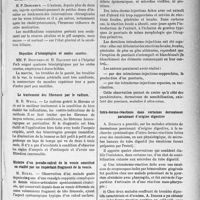 1206 - Page 1039 - Partie scientifique. L’actualité scientifique. La presse. Société médico-chirurgicale des hôpitaux libres, Séance du 4 février 1935. Sur l’emploi de l'insuline dans les suites immédiates des interventions chirurgicales sur les voies biliaires / Séquelles d’hémiplégies et ondes courtes / Le traitement des fibromes par le radium / Histoire d’un pseudo-calcul de la vessie constitué en réalité par un important fragment de la vessie / Société de dermatologie, Séance du 9 janvier 1935. Intra-dermo-réactions obtenues avec l’extrait glycériné et filtré sur bougie, de squames d’un psoriasis / Intra-dermo-réactions dans certaines dermatoses paraissant d’origine digestive