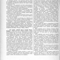 1239 - Page 1072 - Partie professionnelle. Reportage professionnel. Nouvelles et Informations, (Voir les Dernières Nouvelles en tête des " Demi-Colonnes "). Congrès des colites / Une section médicale dans le Comité France-Espagne