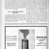 1251 - Page 1084-LXXIV - Correspondance. Questions diverses. Conditions d’application de la loi sur les allocations familiales aux domestiques / Constatation du décès d’un noyé