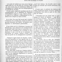 1277 - Page 1106 - Partie scientifique. Travaux originaux. Clinique médicale des enfants, Hôpital des Enfants-Malades. A propos de l'abcès de fixation, par G. Blechmann
