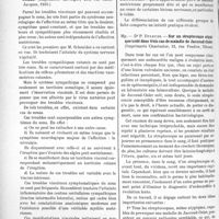 1297 - Page 1126 - Partie scientifique. L'actualité scientifique. Les thèses. Zona et troubles viscéraux, par Dr André Schneider (Imprimerie Lavergne, 1935) / Sur un streptocoque atypique isolé dans trois cas de maladie de Jaccoud-Osler, par Dr P. Deleuze (Imprimerie Chastanier, Nîmes)