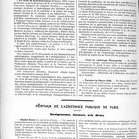 1317 - Page 1146 - Partie professionnelle. Faculté de médecine de Paris. Enseignement et actes de la Faculté / Hôpitaux de l'assistance publique de Paris. Enseignement, concours, avis divers