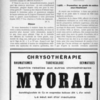 1325 - Page 1154-LXVIII - Propos du jour. Questions médico-militaires. Demande de maintien dans les cadres / Promotion ou grade de médecin sous-lieutenant