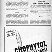 1327 - Page 1156-LXX - Propos du jour. Accidents du travail. La révision ne peut s’appliquer qu’à la rente / Assurances. Résiliation des polices