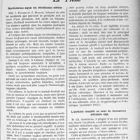 1364 - Page 1189 - Partie scientifique. L'Actualité scientifique. La Presse. Manifestations aiguës des rétroflexions utérines [(Rev. fr. de gynécologie et d’obstétrique, novembre 1934)] / L’arythmie complète au cours du rhumatisme articulaire aigu [(Revue médicale Française, février 1935)]