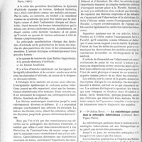 1371 - Page 1196 - Partie scientifique. L'Actualité scientifique. Les Thèses. Contribution à l’étude des dystonies d’attitude, par Dr J. -R. Courtois (Jouve et Cie, éditeurs, Paris, 1935) / Les collaborateurs médicaux de l’Encyclopédie de Diderot et d’Alembert, par Dr H. Zeiler (Librairie Rodstein, Paris, 1934) / La radiothérapie profonde dans la méningite tuberculeuse, par Dr Julien Bock (Librairie Marcel Vigné, Paris)