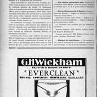 1413 - Page 1234-VIII - Dernières nouvelles. Tennis club médical de Paris / Une mission universitaire belge / Maison départementale de Nanterre / Hôpitaux de Saint-Étienne