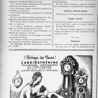 1415 - Page 1236-X - A travers l’officiel. Laboratoires d’analyse médicale / Assistance médicale gratuite / Emplois réservés / Pharmacie