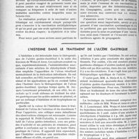 1433 - Page 1248 - Partie scientifique. Travaux originaux. Le traitement préventif du tétanos. Faut-il vacciner contre le tétanos?, par M. Raphaël Massart. Vaccination antitétanique / L'histidine dans le traitement de l’ulcère gastrique [P. Lacroix]