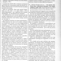 1464 - Page 1263 - Partie scientifique. L’actualité scientifique. Les thèses. Contribution à l’étude des septicémies staphylococciques lentes à localisations ostéo-articulaires, par Dr J. Rarinovi / Contribution à l’étude des attitudes mauvaises chez l’enfant « normal », par Dr Marcelle Danzic, (Imprimerie Danzig, 1934) / Les spasmes duodénaux dans l’appendicite chronique et les inflammations du côlon droit, par Docteur Georges Giraud (Jouve et Cie, éditeurs, 1935)