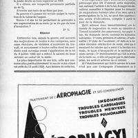 1507 - Page 1288-LVIII - Correspondance. Accidents du travail. Demande de révision de rente / Majorations de rente des accidentés du travail anciens