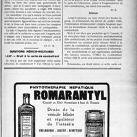 1514 - Page LXV-1295 - Correspondance. Fiscalité. Quelle foi accorder au livre-journal ? / Questions médico-militaires. Droit à la carte de combattant
