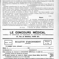 1576 - Page XLIII-1353 - Correspondance. Assurances sociales. Rôle du médecin contrôleur d'Assurances sociales. Les appareils d’orthopédie / Questions médico-militaires. Périodes d’instruction obligatoires