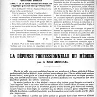 1579 - Page 1356-XLVI - Correspondance. Questions médico-militaires. Double convocation pour des périodes d’instruction / Questions diverses. La loi sur la révision des baux ne s’applique pas aux baux professionnels