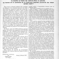 1596 - Page XV-1369 - Propos du jour. L’exercice de la médecine aux colonies. La situation au Tonkin des médecins libres et patentés. Les travaux de la commission de la Conférence impériale peuvent-ils leur laisser quelque espoir? [J. Noir]