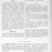1608 - Page 1381 - Partie scientifique. Travaux originaux. La petite chirurgie au goût du jour. Pour améliorer le pronostic des traumatismes de la main et des doigts, d’après MM. les Docteurs P. Foucault et H. Laffitte. Traumatismes ouverts. Plaies / Tendons / Articulations / Os / Traumatismes fermés [G. Fischer]