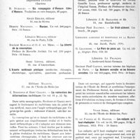 1619 - Page 1392 - Partie scientifique. L’actualité scientifique. Les Livres. Les livres qui viennent de paraître… / La correction des déformations rachitiques, par C. Roederer et René Charry, Éditions Maloine / Les ostéo-arthrites tuberculeuses du membre supérieur, par J. Bouquier et C. -R. Martin / Les enfants qu’il faut réadapter, par G. de Parrel et D. Hoffer. Vigot frères, éditeurs, Paris 1935