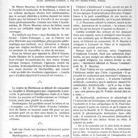 1637 - Page 1410 - Partie professionnelle, Hygiène, Assistance, Mutualité, Intérêts corporatifs, Variétés. Revue bibliographique. Aux confins de la médecine : Libres échanges, par Pierre Mauriac (Édit. Bernard Grasset, Paris) [J. Noir]