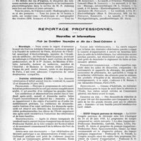 1647 - Page 1420 - Partie professionnelle, Hygiène, Assistance, Mutualité, Intérêts corporatifs, Variétés. Hôpitaux de l’assistance publique de Paris. Enseignement, concours, avis divers / Reportage professionnel. Nouvelles et Informations, (Voir les Dernières Nouvelles en tête des " Demi-Colonnes "). Nécrologie [Docteurs Adolphe Zimmern, René Gambier, M le Pr Joubin, Madame le Docteur André Jousset] / Journées vétérinaires d’Alfort / XXIIIe Congrès panrusse de chirurgie