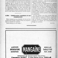 1659 - Page 1432-LXXIV - Correspondance. Questions diverses. Soins aux blessés agricoles assujettis volontaires à la loi sur les accidents du travail / Collaboration, assistance et non remplacement