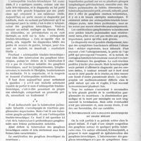 1682 - Page 1451 - Partie scientifique. Travaux originaux. L’adénopathie trachéo-bronchique a-t-elle une existence réelle ?, par Ch. Lestocquoy. Caséification des ganglions bronchiques du nourrisson / Intumescence des ganglions bronchiques du grand enfant