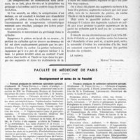 1724 - Page 1493 - Partie professionnelle. Travaux originaux. Chronique automobile. Le problème du graissage des moteurs [Marcel. Toussaint] / Faculté de médecine de Paris. Enseignement et actes de la Faculté