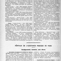 1725 - Page 1494 - Partie professionnelle. Faculté de médecine de Paris. Enseignement et actes de la Faculté / Hôpitaux de l’assistance publique de Paris. Enseignement, concours, avis divers