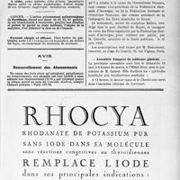 1748 - Page VII-1513 - Renseignements / Dernières nouvelles. Monument à la mémoire d’Auguste Rouzaud / Assemblée Française de médecine générale