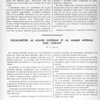 1765 - Page 1528 - Partie scientifique. Travaux originaux. Clinique ophtalmologique, Hôtel-Dieu. Glaucomes émotifs, Professeur Félix Terrien / Oscillométrie au membre supérieur et au membre inférieur, chez l’enfant, Dr A. Burel