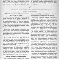 1771 - Page 1534 - Partie scientifique. Travaux originaux. Au chevet des patients. Une forme trompeuse dit chancre amygdalien. Même bilatérale, toute angine traînante doit être suspectée / Le gérontoxon est essentiellement fonction de la cholestérinémie, et non de la sénilité. Les différents aspects des lésions cornéennes : arc, cercle ou plage / Cercle cornéen et cholestérinémie [G. Fischer]