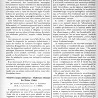 1777 - Page 1540 - Partie scientifique. L’actualité scientifique. Les Sociétés Savantes. Paris. Société médicale des hôpitaux de Paris. Méningite ourlienne primitive chez une femme tuberculeuse avec des bacilles de Koch dans les crachats, (7-12-1934) / Néphrite aurique oedémateuse : étude histo-chimique des lésions rénales, (7-12-1934)