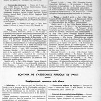 1800 - Page 1563 - Partie professionnelle. Faculté de médecine de Paris. Enseignement et actes de la Faculté / Hôpitaux de l’assistance publique de Paris. Enseignement, concours, avis divers