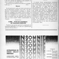 1811 - Page 1572-LXII - Correspondance. assurances sociales. Changement de catégorie d’une assurée sociale / Droit aux prestations de l’assurance-maternité