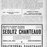1814 - Page LXV-1575 - Correspondance. Questions médico-militaires. Délai pour demander une pension de guerre / Maintien dans les cadres ; démission / Accidents du travail. Accidenté du travail soigné à la consultation externe d’un hôpital