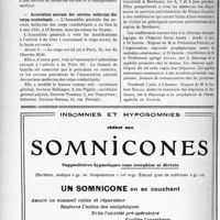 1825 - Page 1582 - Dernières nouvelles. Académie roumaine de médecine / Association amicale des anciens médecins des corps combattants / Les journées prophylactiques de Bordeaux