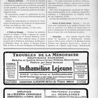 1826 - Page IX-1583 - Demandes et offres / Chansons médicales / L’Umfia en Espagne / Hôpital Foch / Maison de Saint-Lazare / Fiançailles