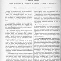 1857 - Page 1602 - Partie scientifique. Travaux originaux. La clinique au goût du jour. L’oreillon cérébral, d’après le Professeur A. Lemierre et les Docteurs F. Layani, P. Meillaud. Les méningites et méningo-encépharites poste-ourliennes