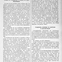 1864 - Page 1605 - Partie scientifique. L'actualité scientifique. La Presse. Troubles de l’ostéogenèse à distance des foyers traumatiques [(La Bourgogne Médicale, avril 1935)] / Considérations sur les hernies du médiastine et en particulier, sur leur pathogénie [(La Presse Médicale, 26 janvier 1935)] / Invagination intestinale du nourrisson et lavement baryté [(Journal des Praticiens, 26 janvier 1935)] / La chrysothérapie des rhumatismes chroniques [(Le Journal Médical Français, janvier 1935)]