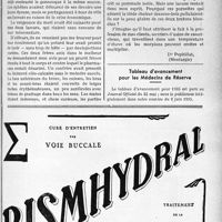 1924 - Page LIX-1637 - A travers l’officiel. Prurit phtiriasique / Tableau d’avancement pour les Médecins de Réserve