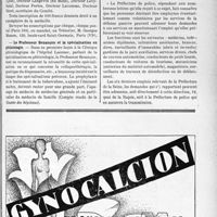 1946 - Page IX-1655 - Dernières nouvelles. Hommage à la mémoire du Professeur Léon Bernard / Médaille du Professeur Alexandre Couvelaire / Le Professeur Bezançon et la spécialisation en phtisiologie / Bruxelles / Défense passive