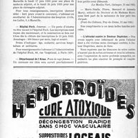 1947 - Page 1656-X - Dernières nouvelles. Défense passive / Hôpitaux de Marseille / Hôpital Foch / Département de l’Aisne / Naissances / L’attentat contre le Docteur Dupéchez
