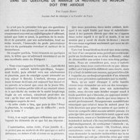 1962 - Page 1671 - Partie scientifique. Travaux originaux. Petites conférences de dermato-vénéréologie. Dans les questions de mariage la neutralité du médecin doit être absolue, par Louis Bory