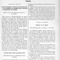 1970 - Page 1679 - Partie scientifique. L'actualité scientifique. Les Sociétés Savantes. Paris. Académie de médecine. Le bleu de méthylène en injection intraveineuse, associé aux inhalations de carbogène, dans le traitement de l’intoxication oxy-carbonée, (16-4-1935) / Action des ondes courtes sur quelques venins, (9-4-1935) / Société de chirurgie. Volvulus de l’Siliaque, (13-2-1935)